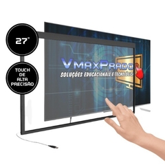 MOLDURA TOUCH SCREEN 27" COM ACRÍLICO CRISTAL INFRAVERMELHO VMAXPRADO