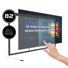 MOLDURA TOUCH SCREEN 82" COM ACRÍLICO CRISTAL INFRAVERMELHO VMAXPRADO