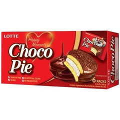 CHOCO PIE LOTTE CAIXA COM 6