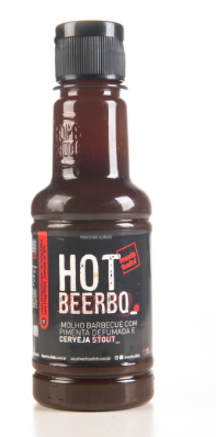 MOLHO BEER LAB HOT BEERBQ BARBECUE COM PIMENTA DEFUMADA E CERVEJA STOUT 200ml