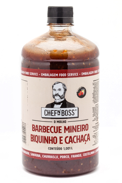 MOLHO BARBECUE MINEIRO PIMENTA BIQUINHO E CACHAÇA - 1Kg