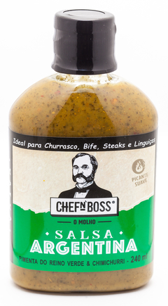 SALSA ARGENTINA PIMENTA VERDE E CHIMICHURRI 240ml