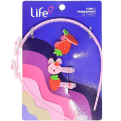 KIT TIARA, ELÁSTICO E PRENDEDOR LIFE B KIDS URSO C/5 - comprar online