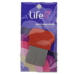 PENTE LIFE B FINO DE METAL REMOVEDOR DE LÊNDEAS E PIOLHOS - Life B