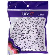 TOUCA DE BANHO LIFE B FORRADA ANIMAL PRINT - Life B