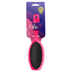 ESCOVA DE CABELO ALMOFADADA OVAL LIFE B - comprar online