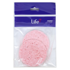 ESPONJA PARA LIMPEZA FACIAL LIFE B CELULOSE C/2 - comprar online