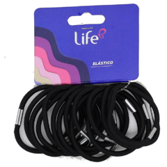 ELÁSTICO LIFE B COM METAL PRETO 0,4 CM C/15 - comprar online