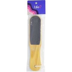 LIXA PARA OS PÉS LIFE B DE MADEIRA DUPLA FACE GRANDE - comprar online