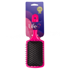 ESCOVA DE CABELO RAQUETE ALMOFADADA LIFE B - comprar online