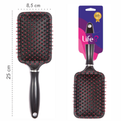 ESCOVA DE CABELO RAQUETE ALMOFADADA PREMIUM LIFE B - Life B