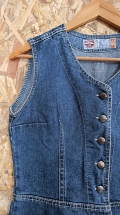 Colete Jeans Acinturado - M na internet