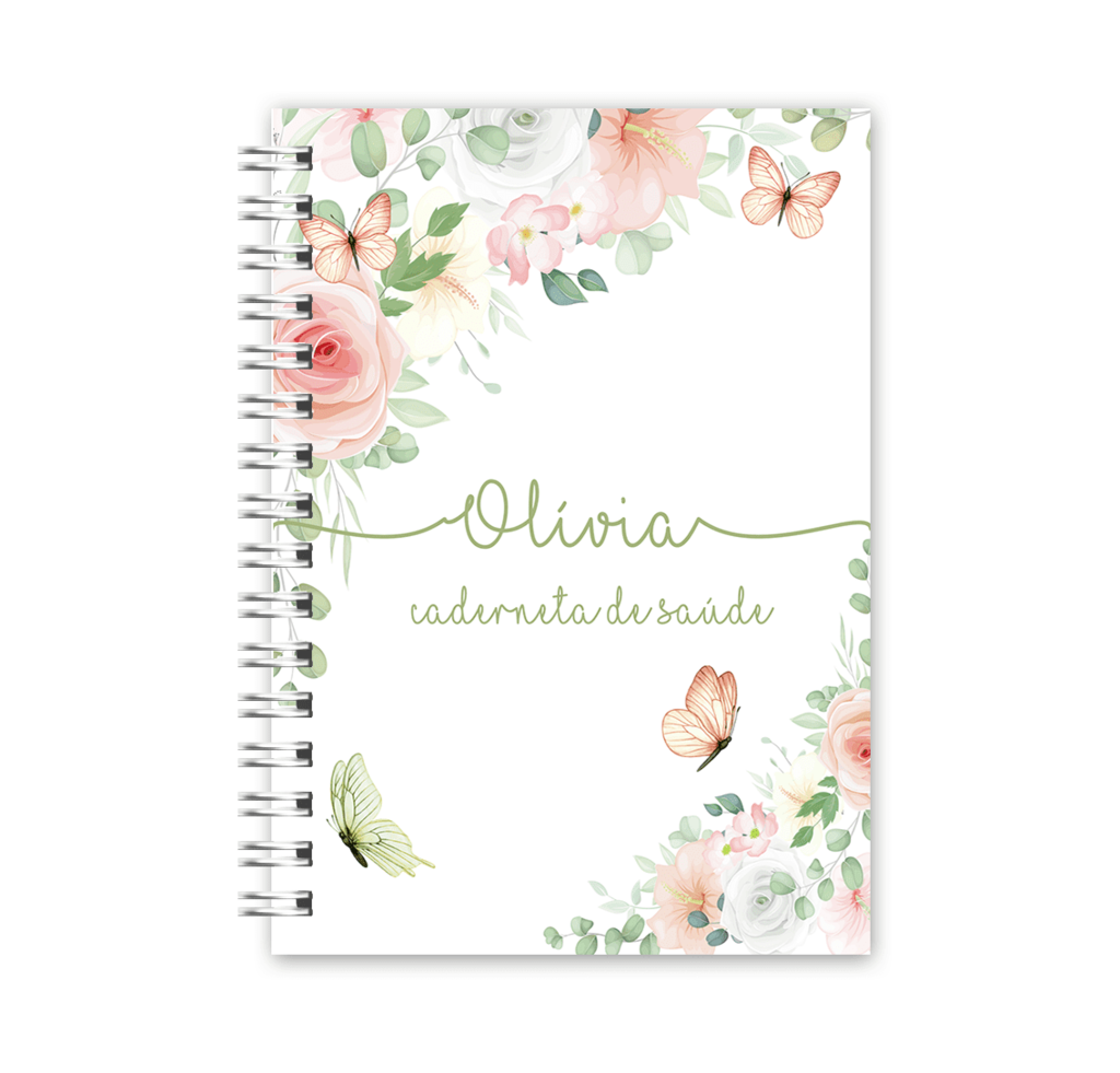 Caderno Personalizado -Dia dos Professores Floral Feminino 2