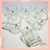 Conjunto 06 Mini Canecas de Vidro Personalizadas - 100ml - Mimos Exclusivos