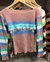 Blusa tricot modal colorida - comprar online