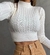 Cropped tricot trança - comprar online