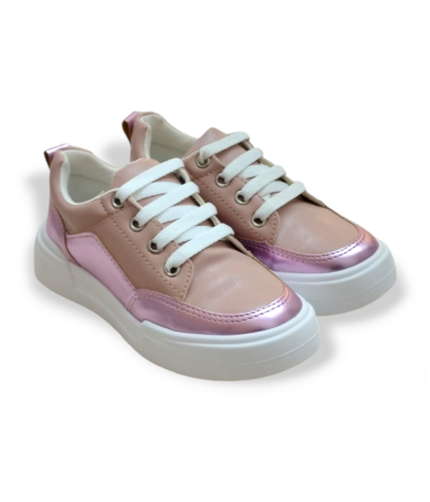 Zapatillas Nena Cordones Rosa