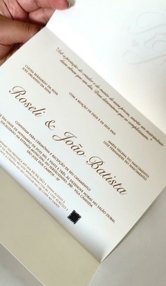 CONVITE CASAMENTO - ROSELI E JOÃO - comprar online