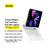 A01270 - Teclado smart magic p/iPad 12.9" magnético (White) - BASEUS - comprar online