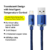 A01201 - Cable USB-A a Lightning Crystal 2mts 2.4A (Blue) - BASEUS - FAVAR IMPORT