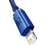 A01201 - Cable USB-A a Lightning Crystal 2mts 2.4A (Blue) - BASEUS en internet