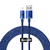 A01201 - Cable USB-A a Lightning Crystal 2mts 2.4A (Blue) - BASEUS