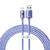 A01202 - Cable USB-A a Lightning Crystal 2mts 2.4A (Purple) - BASEUS