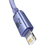 A01202 - Cable USB-A a Lightning Crystal 2mts 2.4A (Purple) - BASEUS - FAVAR IMPORT