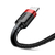 A00472 - Cable cafule USB-A a Lightning 3mts 2A (Black/Red) - BASEUS - FAVAR IMPORT