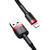 A00472 - Cable cafule USB-A a Lightning 3mts 2A (Black/Red) - BASEUS