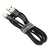 A00473 - Cable USB-A a Lightning Cafule 3mts 2A (Black/Gold) - BASEUS - comprar online