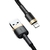 A00473 - Cable USB-A a Lightning Cafule 3mts 2A (Black/Gold) - BASEUS en internet