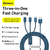 A01086 - Cable 3 en 1 USB-A 1.5mt (Blue) - BASEUS en internet