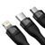 Imagen de A01188 - Cable 3 en 1 USB-A carga rápida 100w 2mt - BASEUS