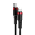 A00752 - Cable USB-C a Lightning 18w PD 1mt (Black-Red) - BASEUS en internet