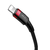 A00752 - Cable USB-C a Lightning 18w PD 1mt (Black-Red) - BASEUS