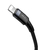 Imagen de A00751 - Cable USB-C a Lightning 18w PD 1mt (Black-Gray) - BASEUS