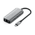 A01580 - Hub 4 en 1 USB-C 2.5 Gigabit Ethernet USB-C 3.2 x3 (Space Gray) - SATECHI