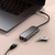 A01580 - Hub 4 en 1 USB-C 2.5 Gigabit Ethernet USB-C 3.2 x3 (Space Gray) - SATECHI