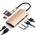 A00770 - Hub USB-C multipuerto V2 (Gold) - SATECHI en internet