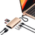 A00770 - Hub USB-C multipuerto V2 (Gold) - SATECHI - FAVAR IMPORT