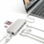 A01319 - Hub adaptador USB-C a HDMI 4K USB 3.0 Red SD (Silver) - SATECHI en internet