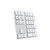 A00497 - Teclado extendido bluetooth (Silver) - SATECHI - FAVAR IMPORT