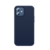 A00814 - Funda silicona MagSafe p/iPhone 12 Mini (Blue) + vidrio - BASEUS