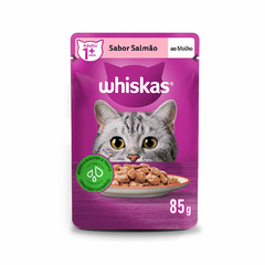 WHISKAS SACHÊ SABOR SALMÃO 1+ 85G