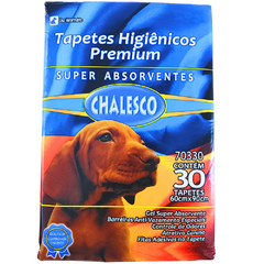 TAPETE HIGIÊNICO PREMIUM CHALESCO C/ 30 UNID.