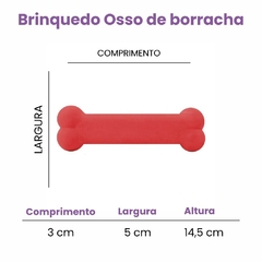 OSSO DE BORRACHA - comprar online