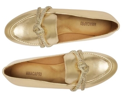 mocassim Anacapri dourado - comprar online