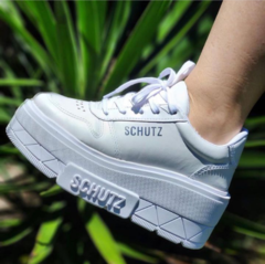 TÊNIS SCHUTZ PLATAFORMA COURO BRANCO - comprar online