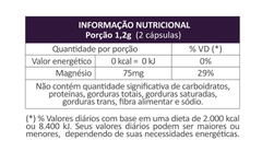 Cloreto de Magnésio P.A. - 60 caps - Apiário Pinhalzinho